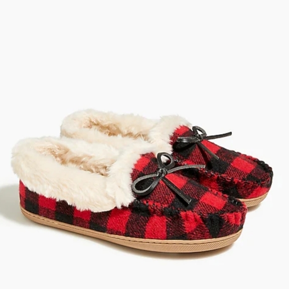 J. Crew Shoes Jcrew Buffalo Check Slippers Poshmark